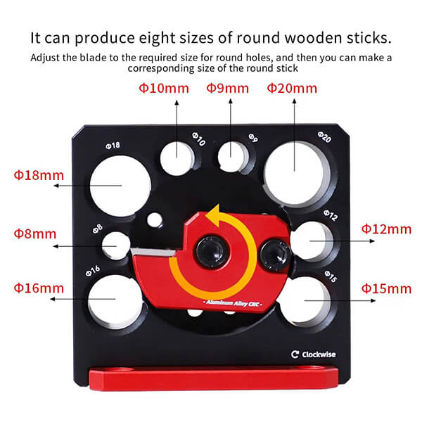 Handyteks™ Dowel Making Jig - 8 Hole