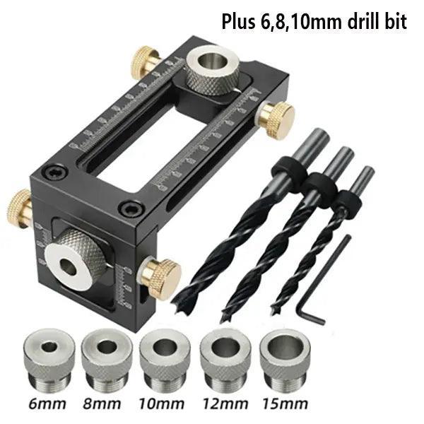 Handyteks™ Universal Cross Dowel Flat Head Screw Jig