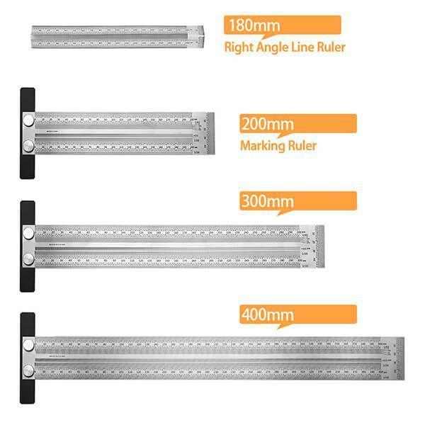 Handyteks™ Pro T-Ruler Measure Mark Scribing Ruler