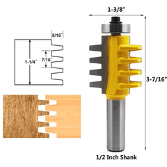 Handyteks™ Finger Joint Router Bit - 1/2" Shank