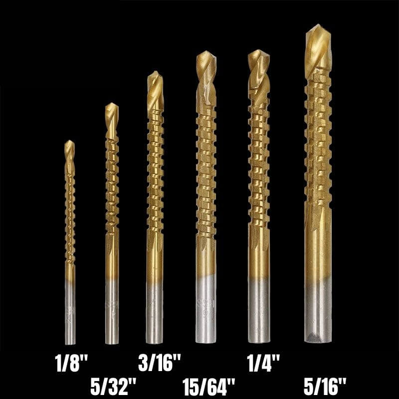 Handyteks™ Sawtooth Drill Bit Set (6 Pcs)