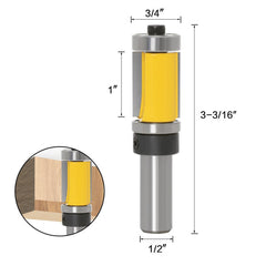 Handyteks™ Template & Flush Trim Double Bearing Router Bits - 1/2" Shank